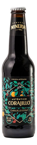 Cerveza Minerva Corajillo Stout Malta Naranja Vainilla 1pza