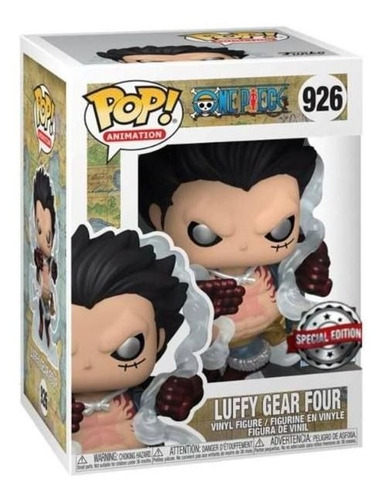 Imagen 2 de 2 de Funko Pop One Piece Luffy Gear Four (metálico)