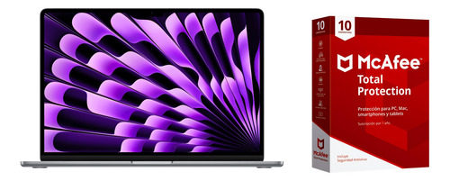 Apple Macbook Air 13.6 Apple M2 16gb 256gb Ssd + Mcafee