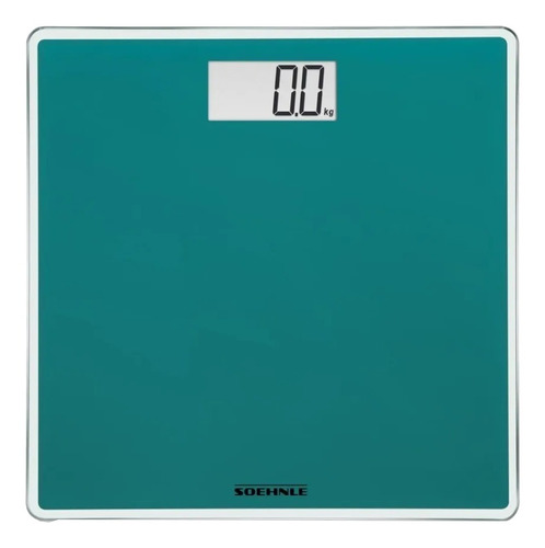 Imagen 1 de 2 de Balanza digital Soehnle Style Sense Compact 200 verde, hasta 180 kg