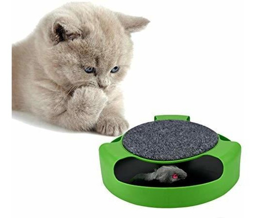 Starfo Juguete Para Gato Con Ratón Interactivo Para Correr Y