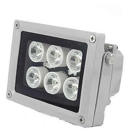 Imagen 1 de 1 de Lámpara 6 Mega Led Con Fotocedula Intemperie
