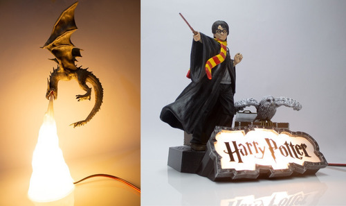 Imagen 9 de 9 de Lampara Harry Potter Con Sistema Rgb Reliquias De La Muerte