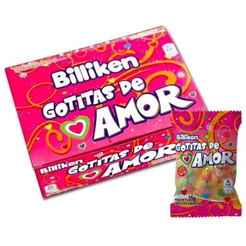 Caramelo Yummy Gotitas De Amor Caja X12 Unid - Mejor Precio
