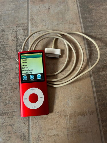 Ipod Nano Rojo 16 Gb Apple Rojo (Usado)