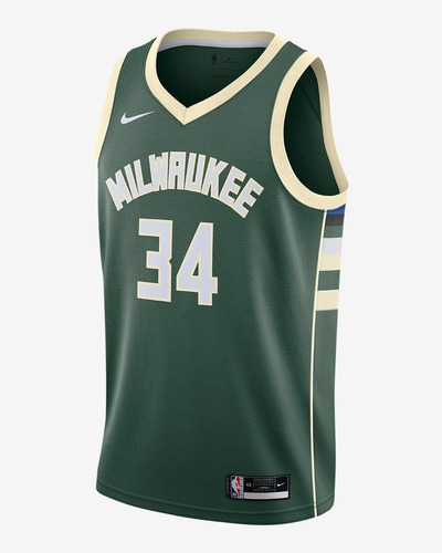 Camiseta Baloncesto Nike Milwaukee Antetokounmpo Original