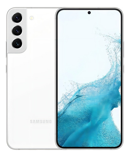 Samsung Galaxy S22+ (Snapdragon) 5G 128 GB white 8 GB RAM - Bom (Recondicionado)
