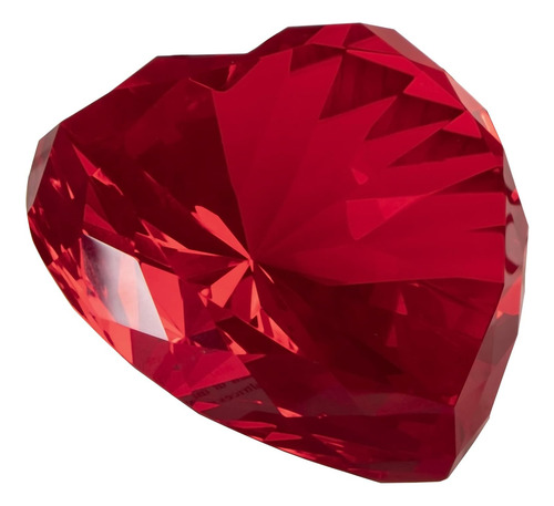 Ruby Crystal Diamonds Paper Weights With Gift Box, 80mm R...