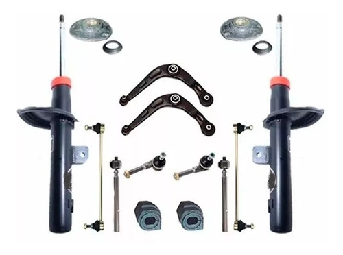 Kit Tren Delantero Peugeot 206 207 Completo + Amortiguadores