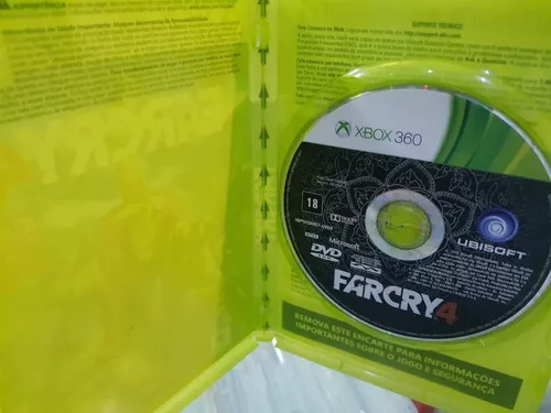 Jogo Far Cry 4 original para Xbox 360 no estado sem teste conforme fotos