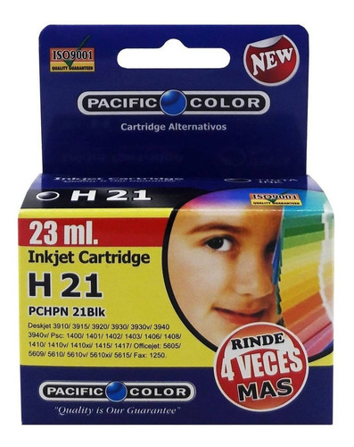 Cartucho De Tinta Alternativo Hp N° 21 Black