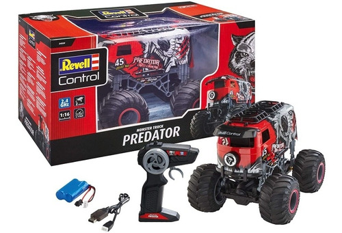 Camioneta Monster Truck Predator A Control Rc Revell 1/16