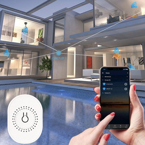 Imagen 6 de 9 de Tuya Zigbee Interruptor De Luz Inteligente Módulo Mini Home