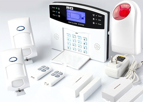 Kit Alarma Domiciliaria Inalambrica Gsm Wi App Con Sirena