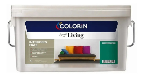 Colorin Living X 4 + Rodillo De 11 Pelo Corto Harut Flores