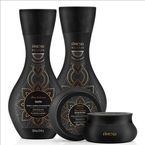 Kit Amend Millenar Óleos Indianos Trio (3 Produtos)