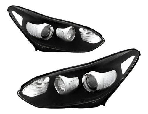 Par Farol Sportage 17 A 19 Eletrico C Motor C Projetor C Led