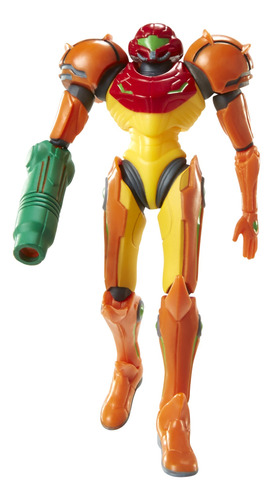 World Of Nintendo Figura De Samus [metroid] De 4  Con Acces.