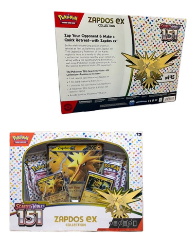 Set Pokémon Zapdos Cartas Originales 