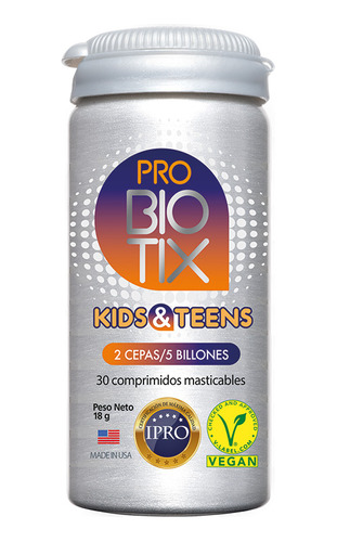Probiotix Kids & Teens | Newscience | 30 Comp. Masticables 