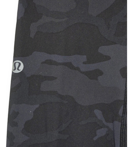 Legging Lululemon Talla 4 Gris Con Azul Camuflaje (Usado)