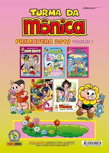 Turma da Mônica Quatro Estações - Primavera 2019: Volume 1, de Mauricio de Sousa. Editora Panini Brasil LTDA, capa mole em português, 2019