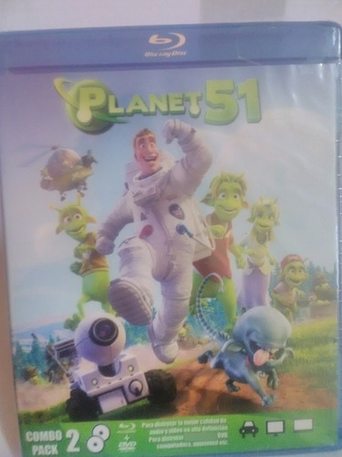 Planeta 51 / Dvd Blu Ray Two Pack/ Nuevo/ Dwayne Johnson