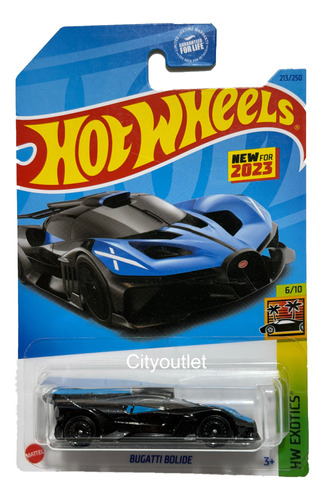 Hot Wheels 2023 Bugatti Bolide 213/250 Hw Exotics 6/10