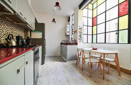 Imagen 14 de 27 de Departamento 3 Ambientes Más Escritorio, Reciclado, Luminoso Y De Estilo! En Caballito