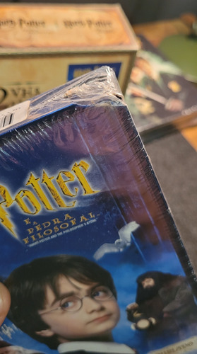 Box Vhs Harry Potter 1 E 2 Dublado, Vhs Lacrado (Usado)