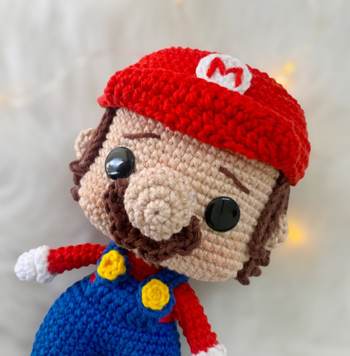 Super Mario Bros Amigurumi Boneco Crochê