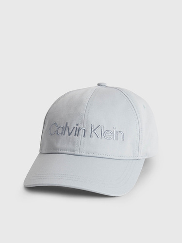 Gorra De Algodón Orgánico Blanco Calvin Klein