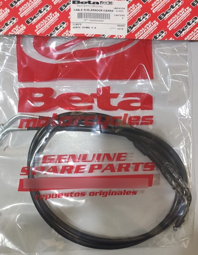 Cable Acelerador Beta Zontes Original Zeta Motos 
