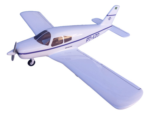 Maquete Avião Piper Cherokee Pa - 21 Cm