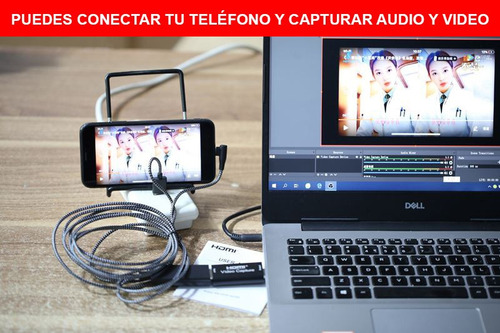 Imagen 4 de 10 de Capturadora De Video Hdmi Usb 4k 1080 60fps Fullhd Fhd 1080p