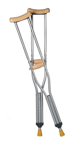 Imagen 1 de 2 de Muleta De Aluminio Regulable En Altura Adulto Niño