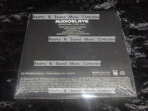 Audioslave Original Fire Cd Single Original Ex Est (Usado)