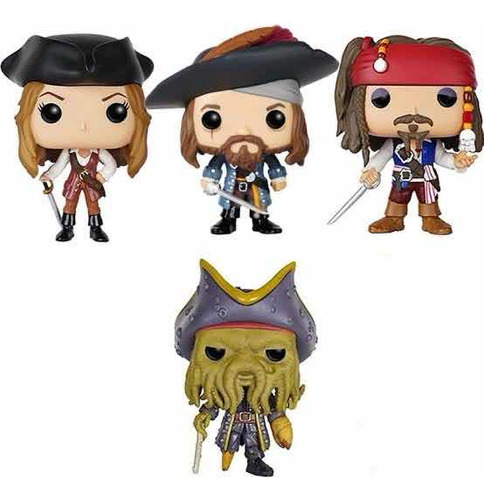 Funko Pop Pirates Of The Caribbean Set Jack Sparrow