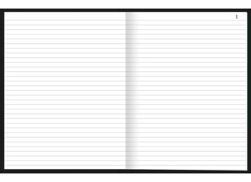 Livro Ata 200 Fls Capa Dura Animativa 205x300 Kit 2 Cadernos