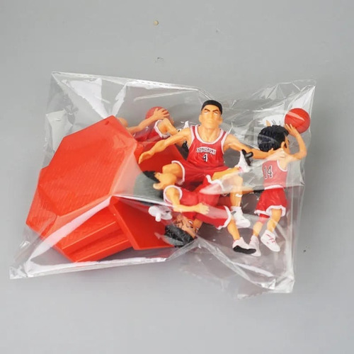 Imagen 3 de 6 de Set 5 Figuras Slam Dunk