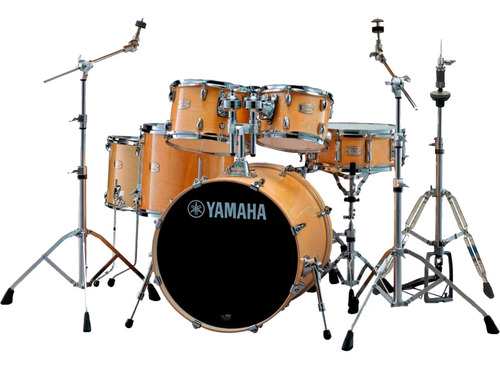 Bateria Musical Yamaha Stage Custom Birch, Scb2fs6nw Color Marrón claro