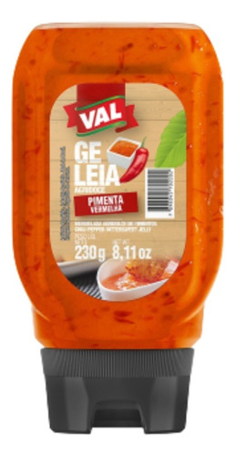 Geleia De Pimenta Val Top Down 230g Sem Glúten