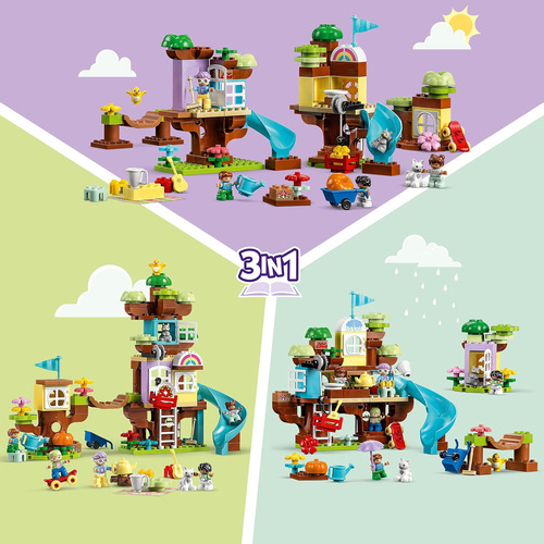 Lego Duplo Casa En El Árbol 3 En 1 Juguete De Construcción C