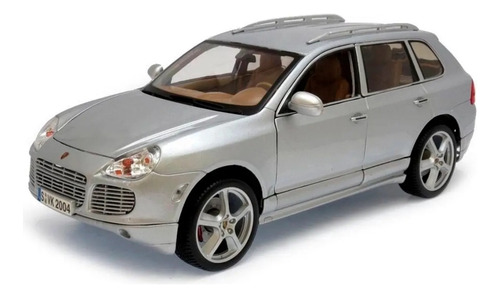  Porsche Cayenne Turbo Exclusive Plateado 1:18 Febo