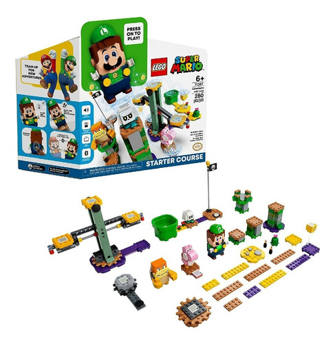Lego 71387 Super Mario Adventures Starter Course Con Luigi