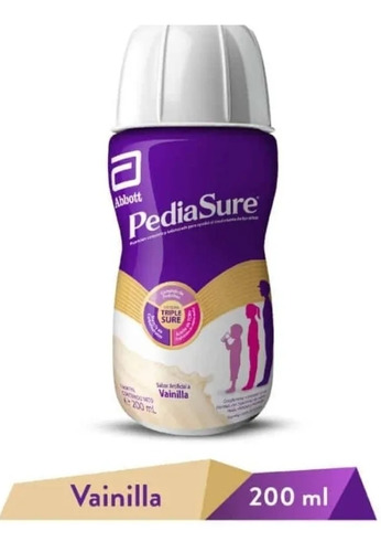 Pediasure Liquido Abbott X 24 Unidades Sabor Vainilla 