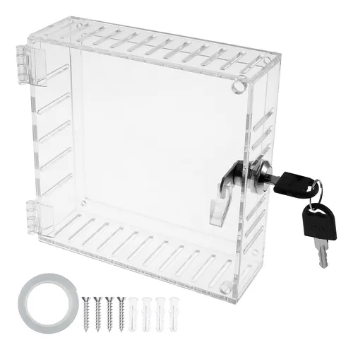 Caja Protectora Termostato Transparente Con Llaves Premium..