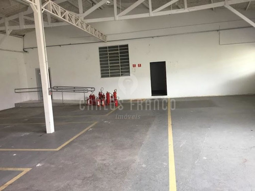 Galpão Comercial Com 1200 Metros, 10 Vagas, 4 Banheiros, 6 Salas Na Granja Julieta - Cf56314