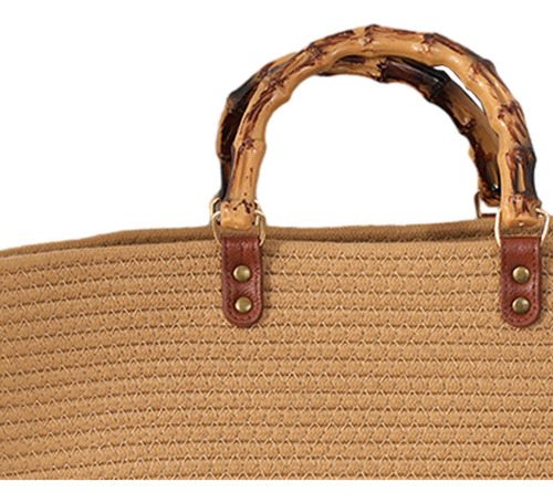Bolso De Playa Para Mujer, Bolso Tejido Bohemio Informal A