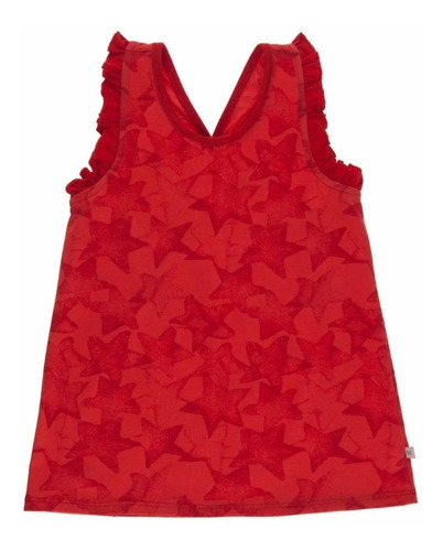 Musculosa Algodón Niña Wanama Lula Girls Rojo